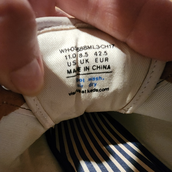 Vintage Baseball Keds Women's Champion Pennant Leather Sneaker - Picture 6 of 10